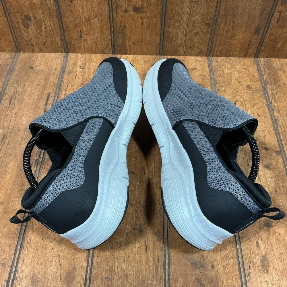 Skechers Men's 10 XW Arch Fit-Banlin Slip-On Sneaker 232043 Extra Wide Fit Gray